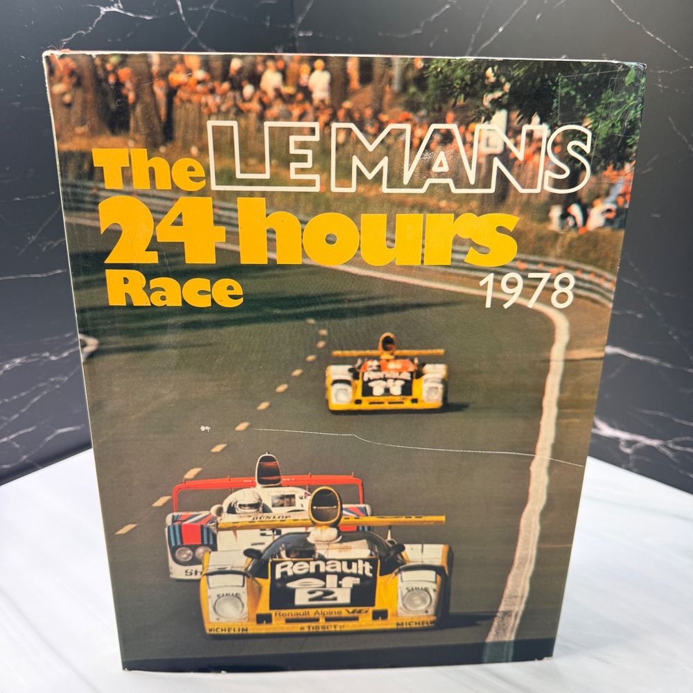 1978 Le Mans 24 Hour Race Official Yearbook Menoshire English Moity Teissedre